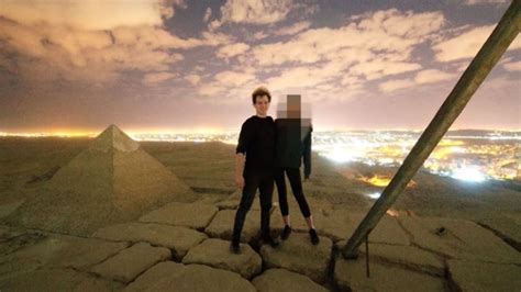 fucking on top of the pyramid of giza|Egyptian Authorities Investigate A Forbidden Great Pyramid Sex。